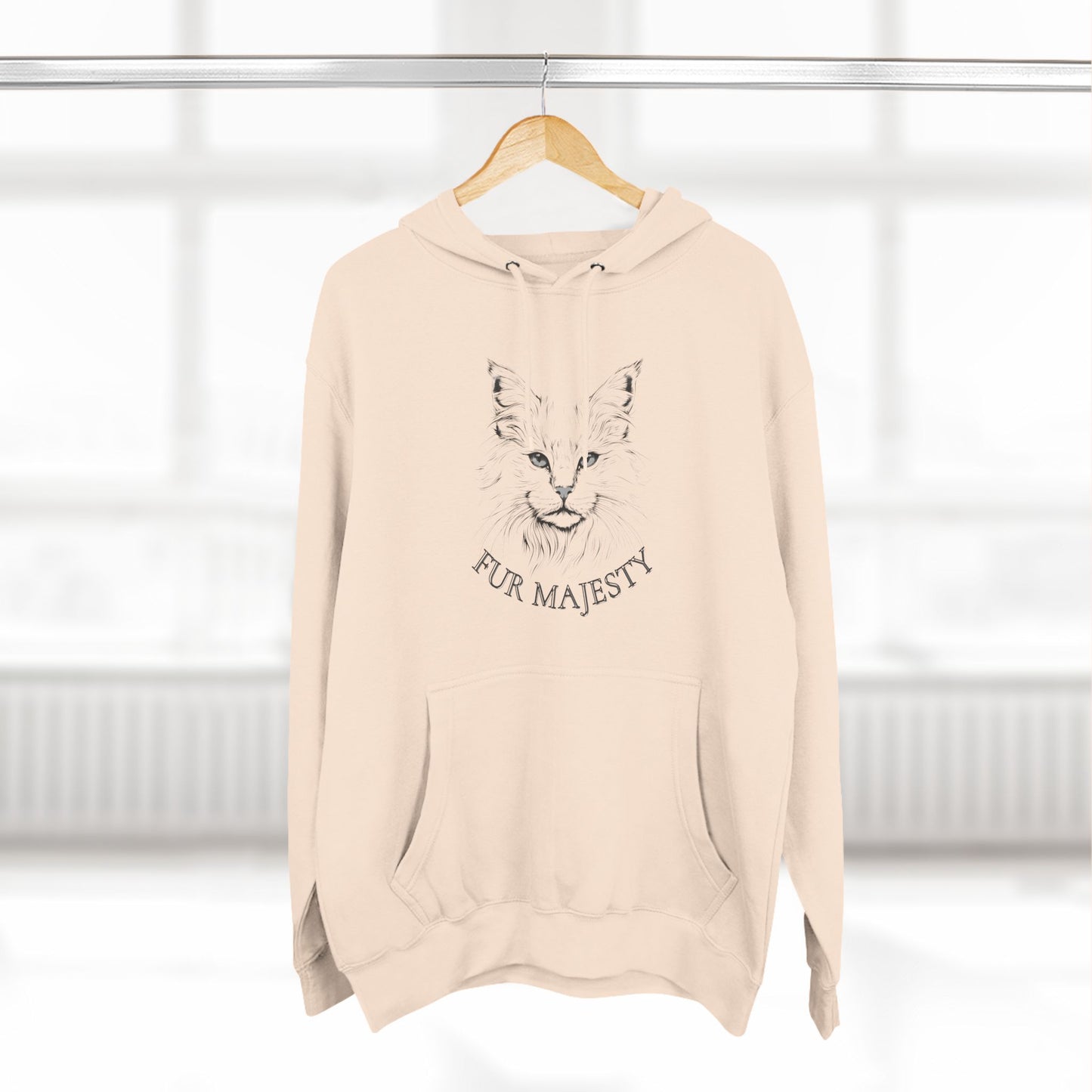 Fur Majesty Hoodie – Regal Comfort for Cat Lovers