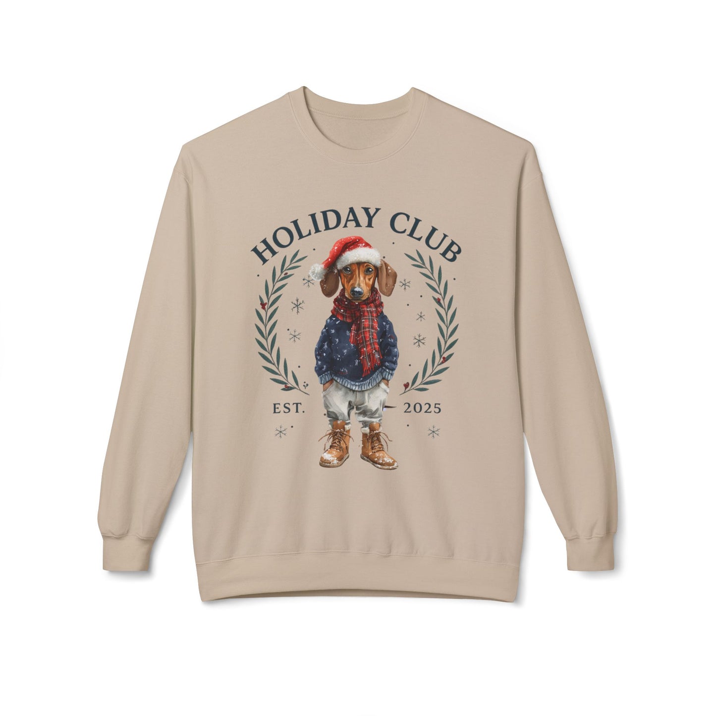 Dachshund Holiday Club Christmas Sweater