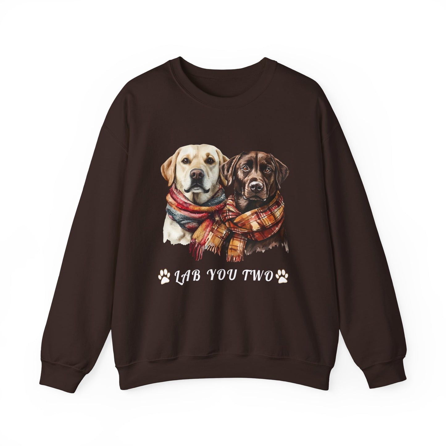 "Lab You Two" Labrador Sweatshirt – A Perfect Gift for Dog Lovers