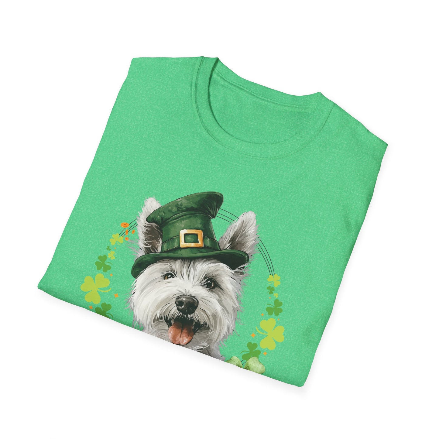 westie dog lover st. patrick's day shirt