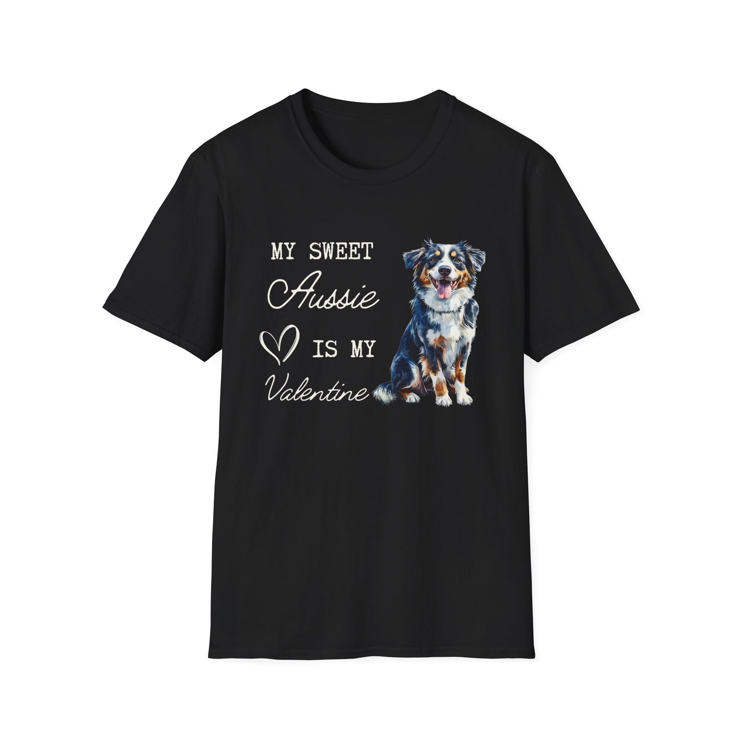 Australian Shepherd - My Aussie is My Valentine - T-shirt