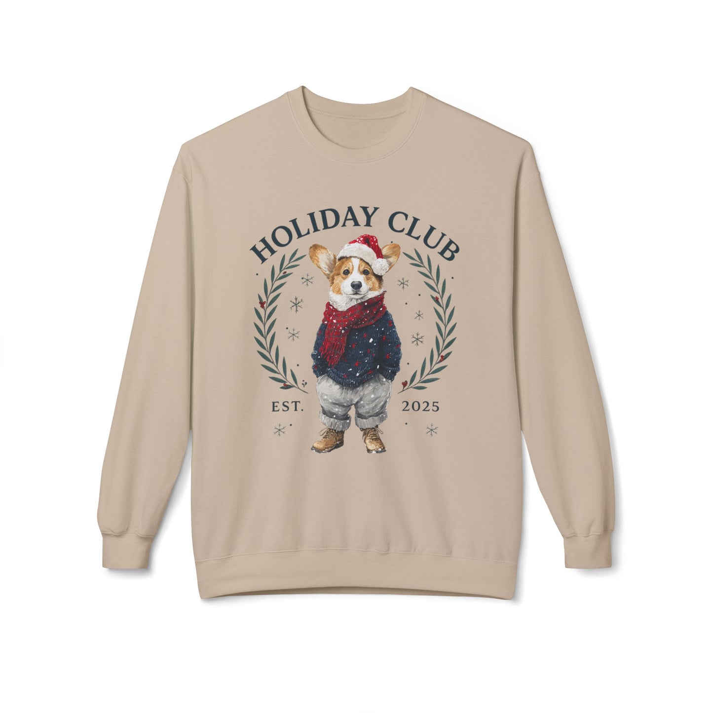 Corgi Holiday Club Christmas Sweater
