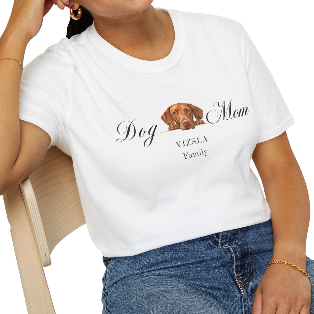 vizsla dog mom t-shirt, vizsla dog lover gift