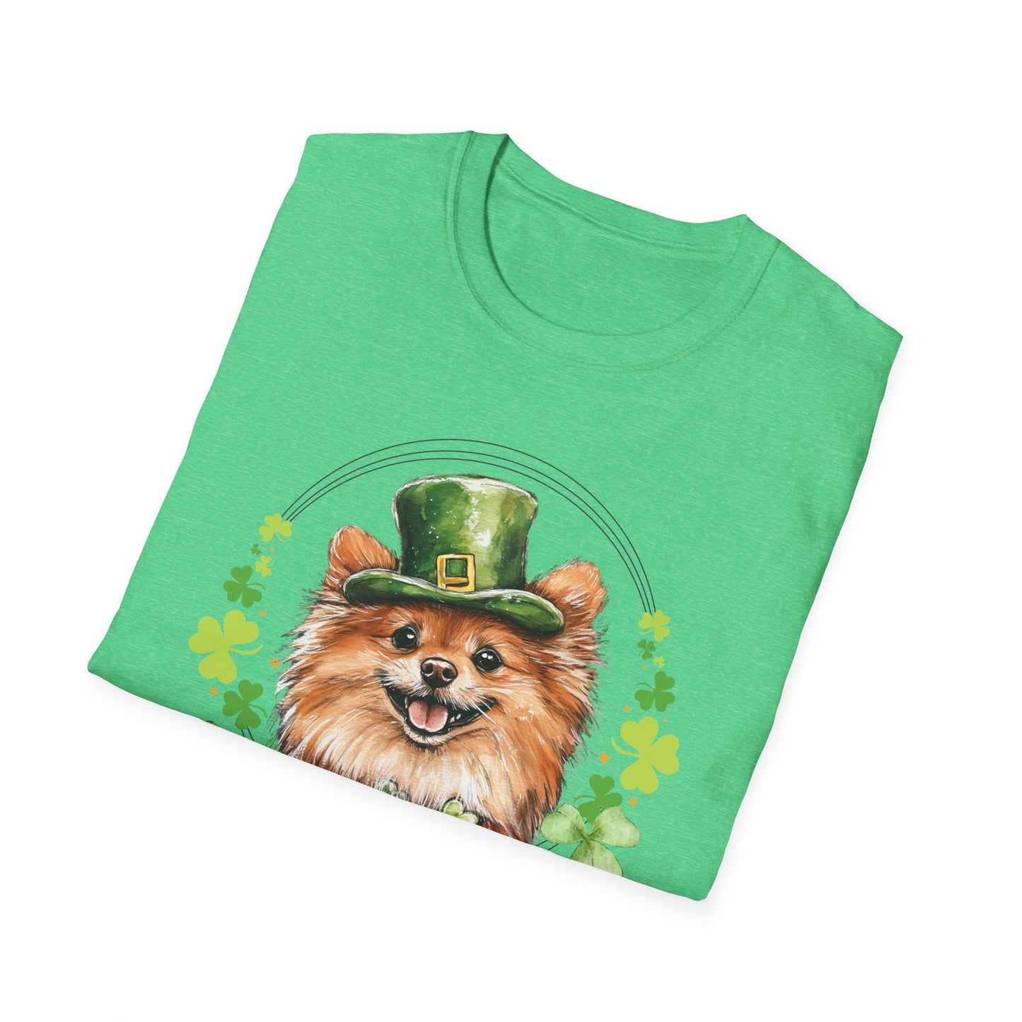 Pomeranian -  St. Patrick’s Day Pommy Dog Lover T-Shirt