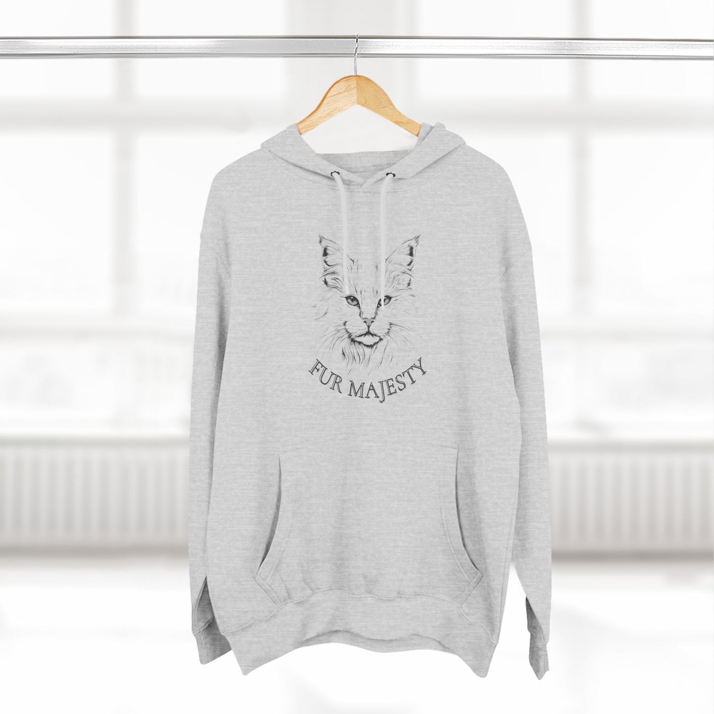 Fur Majesty Hoodie – Regal Comfort for Cat Lovers