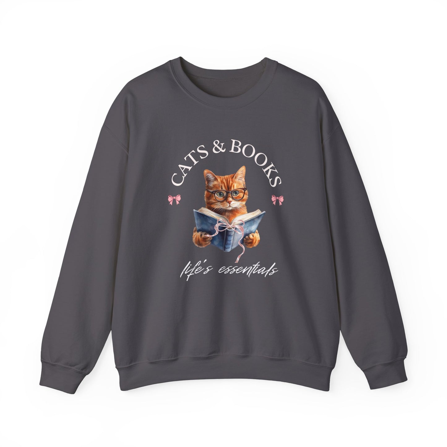 Cats And Books Life's Essentials Sweatshirt