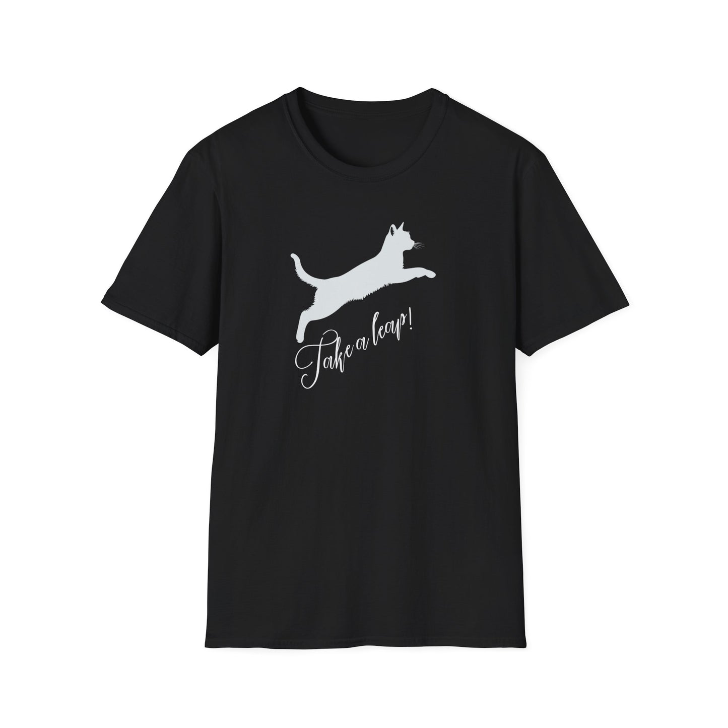 Motivational "Take a Leap"  Unisex Softstyle T-Shirt