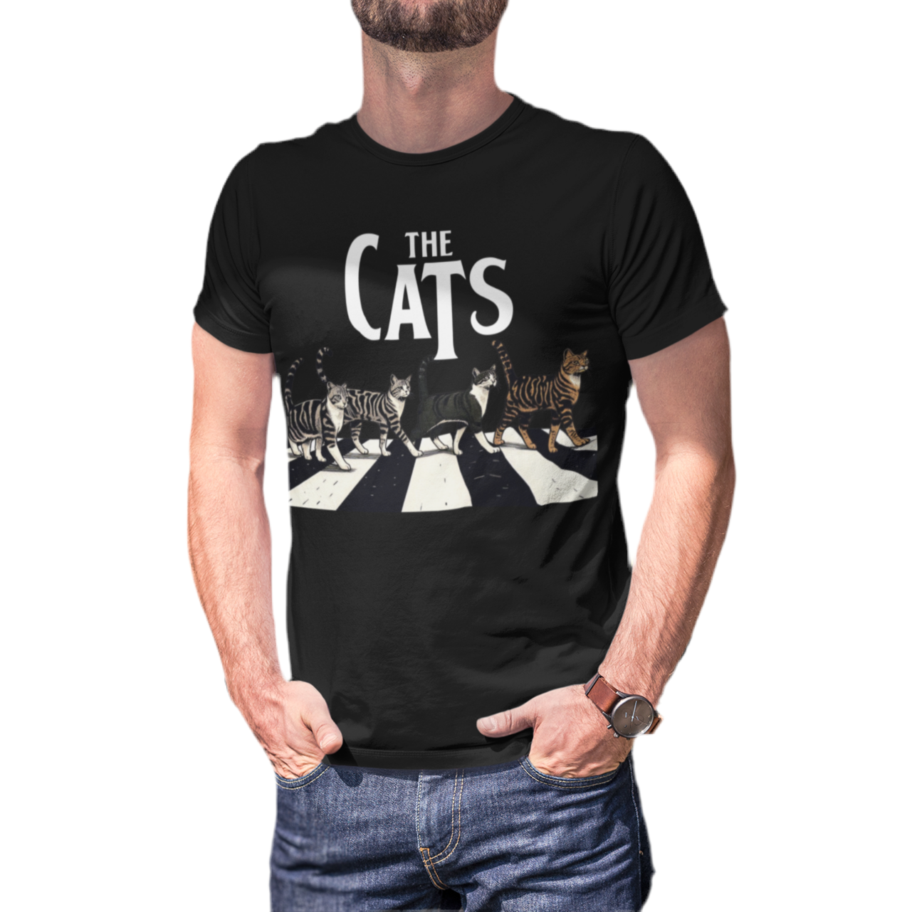 "Cats" Unisex Cotton T-shirt