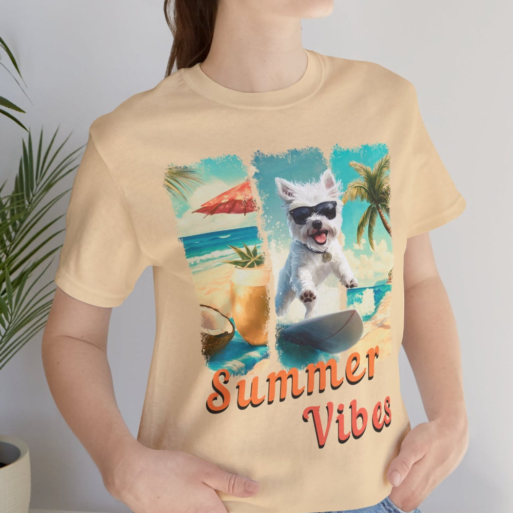 Summer Vibes – Surf Squad – Westie T-Shirt