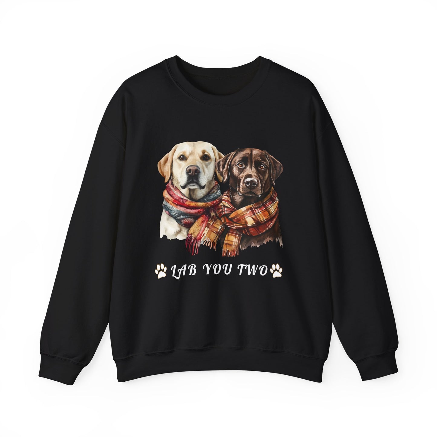 "Lab You Two" Labrador Sweatshirt – A Perfect Gift for Dog Lovers