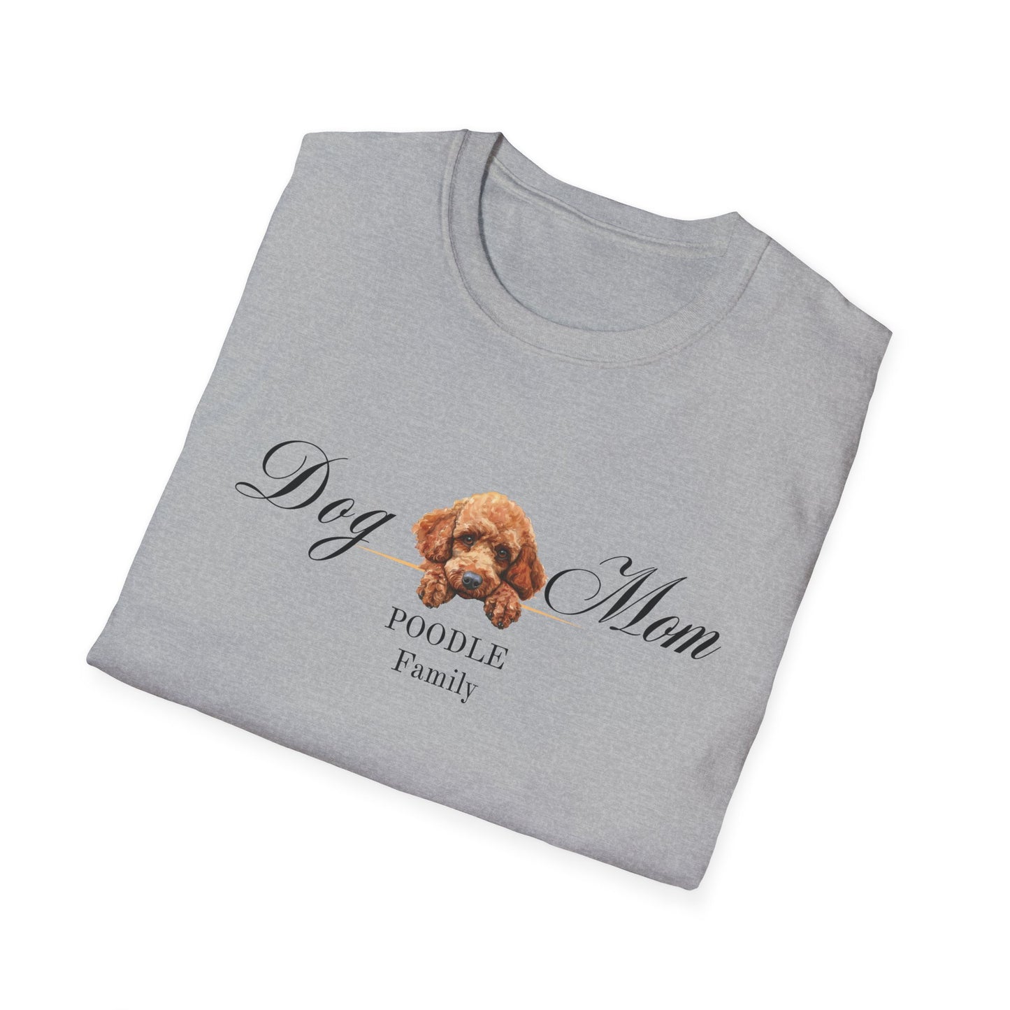 Poodle - Brown Poodle Dog Mom T-Shirt