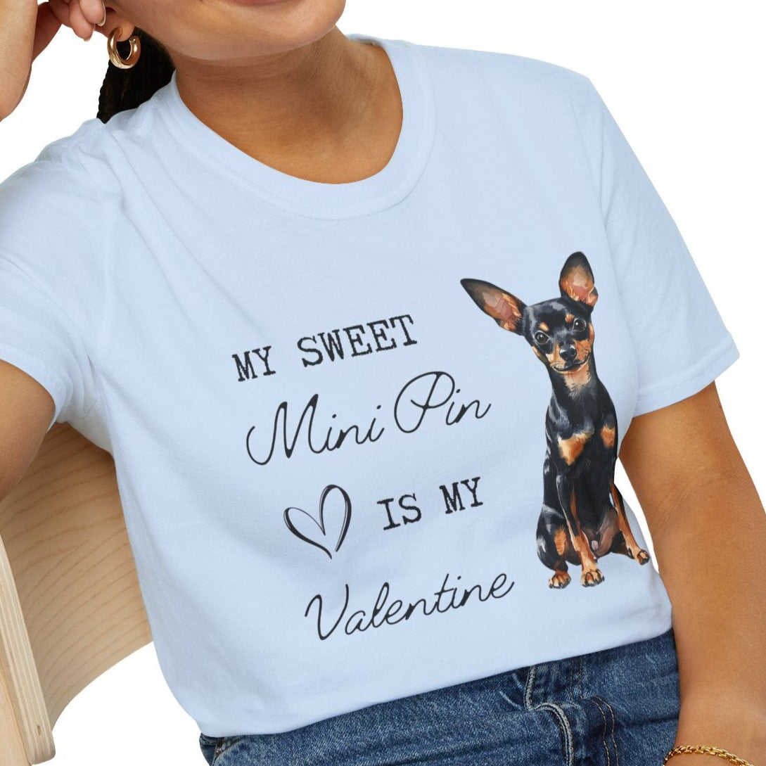 Miniature Pinscher Lover Valentine's Shirt