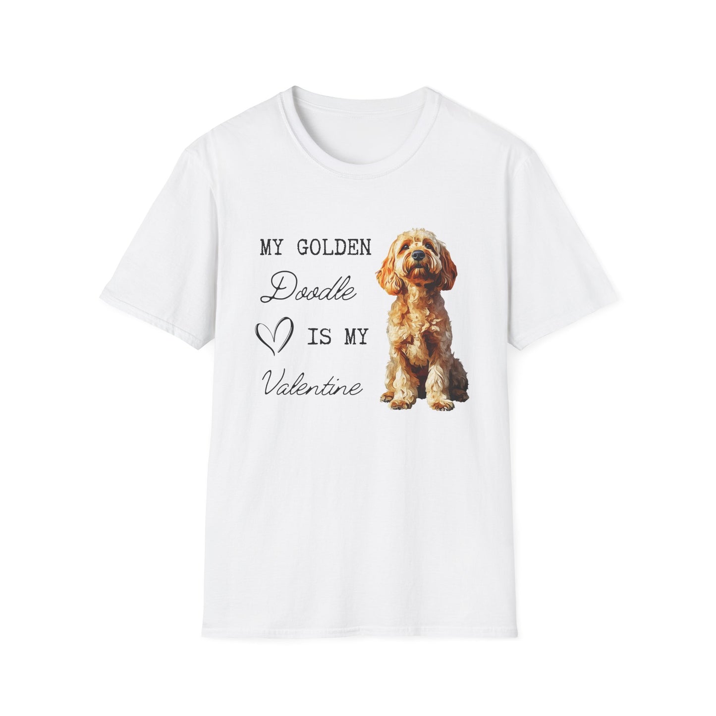 Golden Doodle Valentine's Day T-shirt