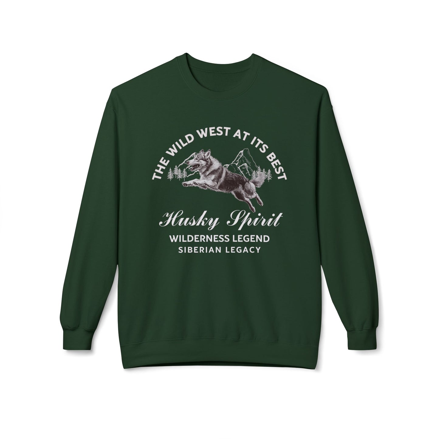 Siberian Husky Spirit – Wild West Edition Sweater