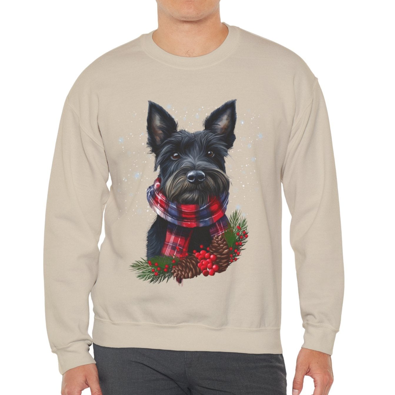 Scottish Terrier - Festive Scottie Sweater