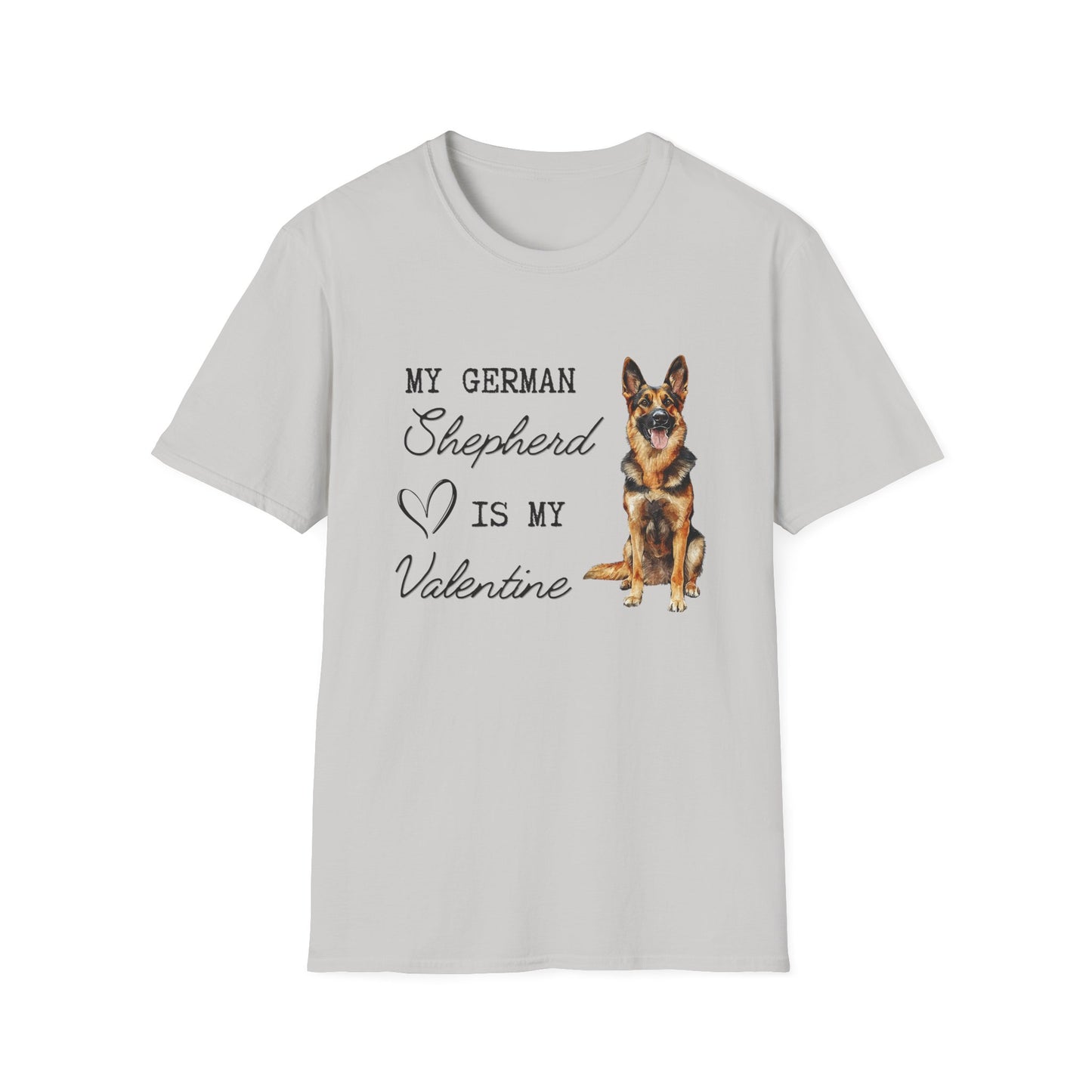 German Shepherd - My German Shepherd is My Valentine - T-shirt