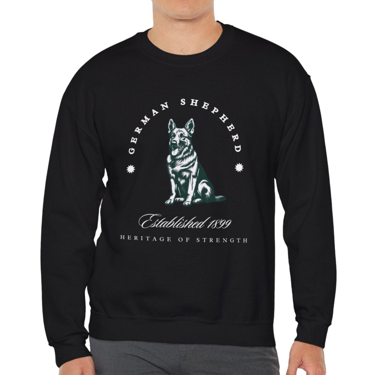 German Shepherd Retro-Style Sweatshirt