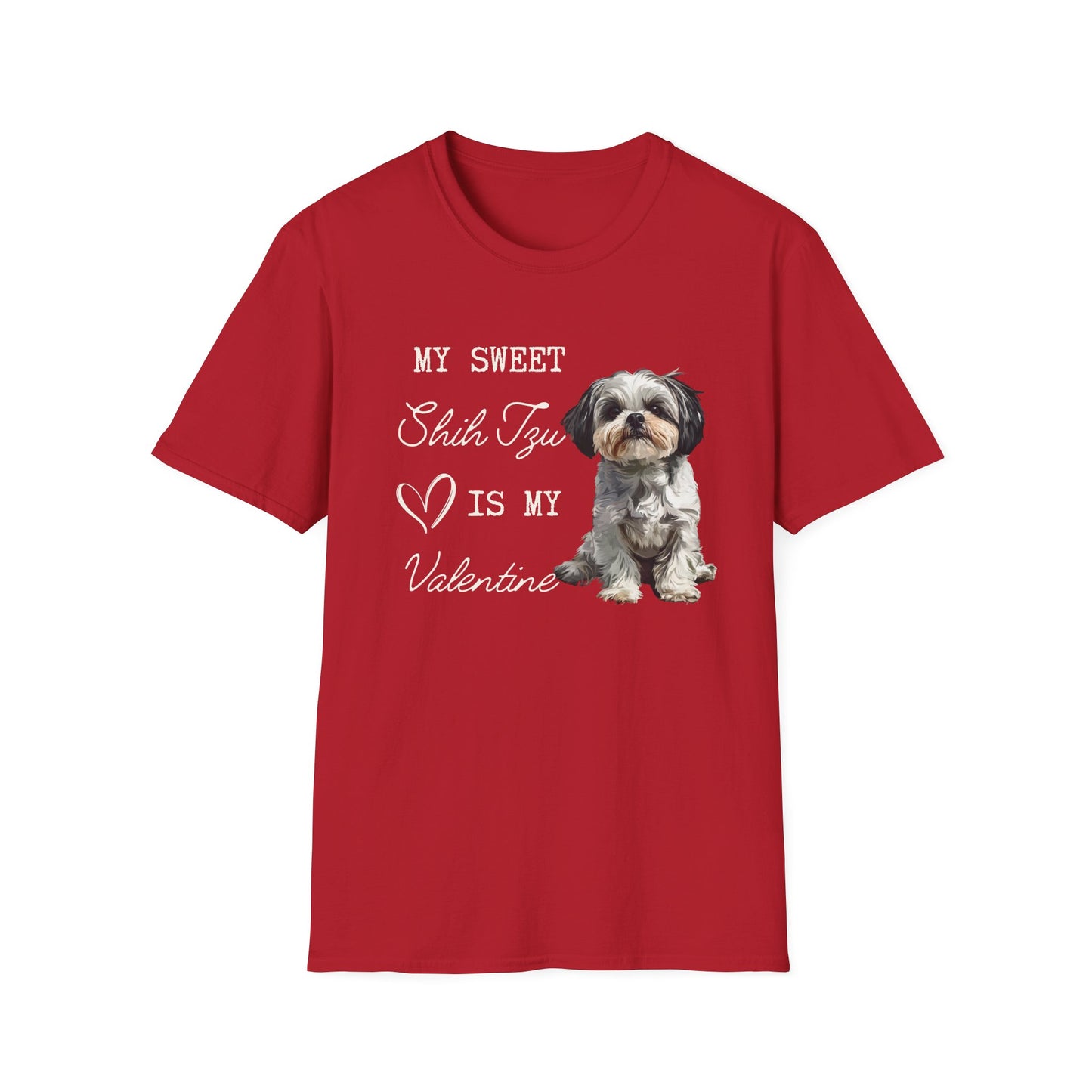 Shih Tzu - My Sweet Shih Tzu is My Valentine - T-shirt