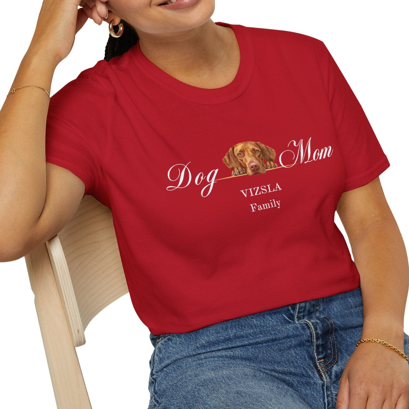 vizsla dog mom t-shirt, vizsla dog lover gift