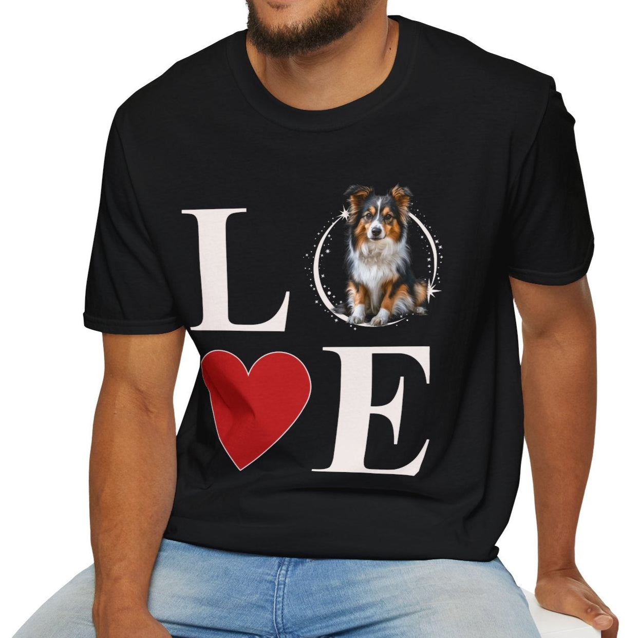 Shetland Sheepdog (Sheltie) Love T-Shirt