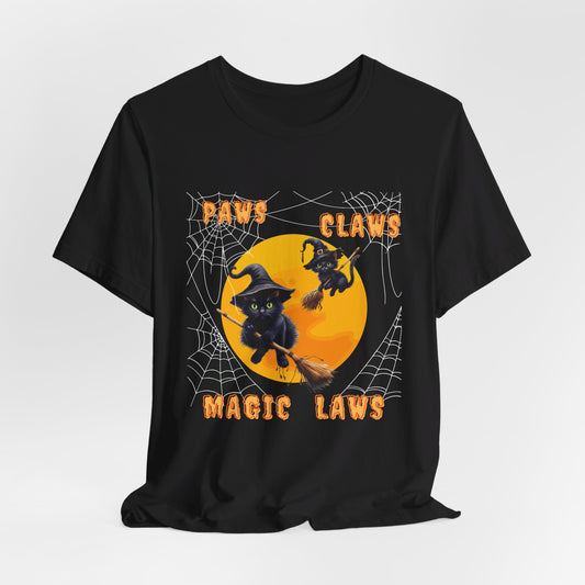 "Paws Claws Magic Laws" Unisex Tee