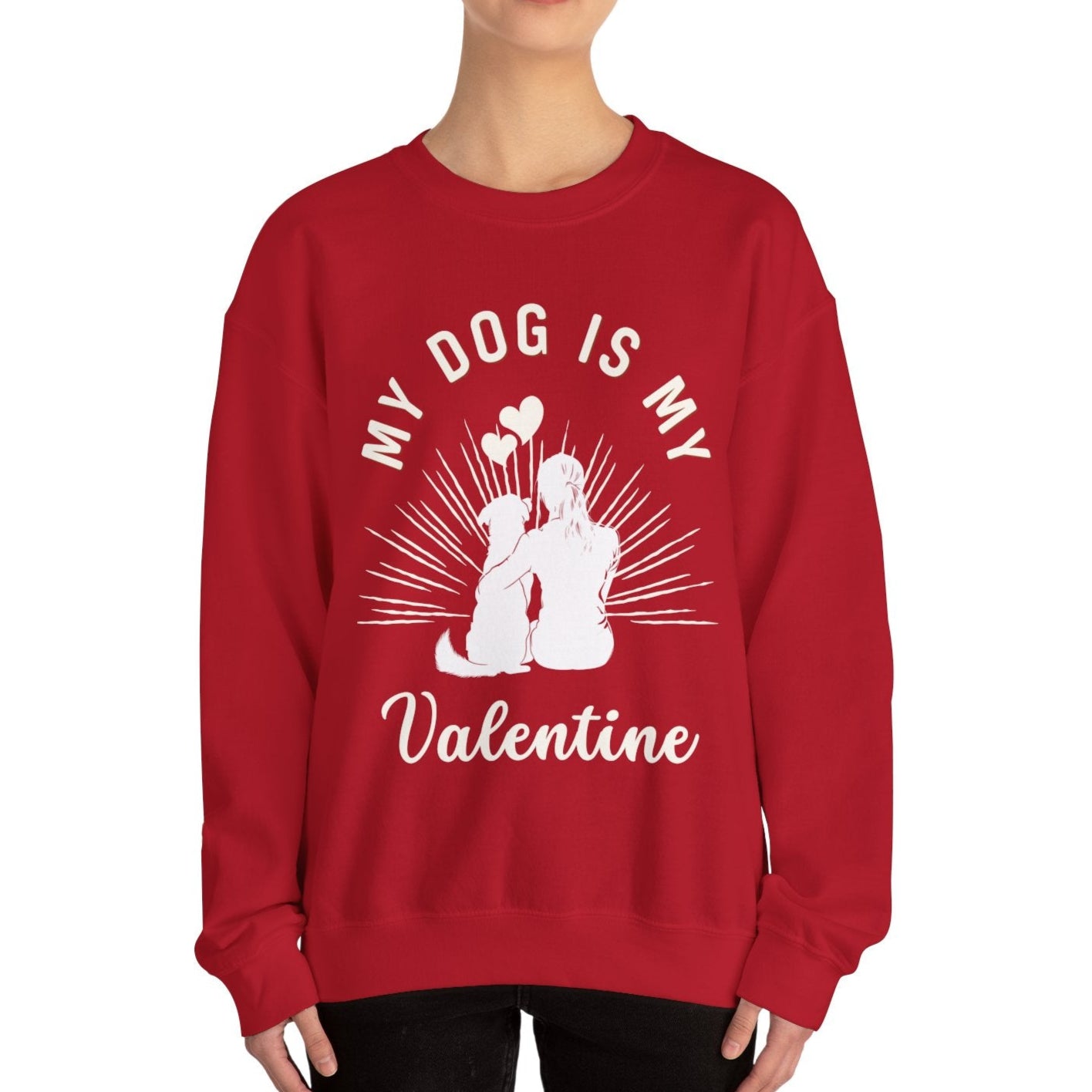 My Dog, My Valentine - Dog Mom Edition Sweater