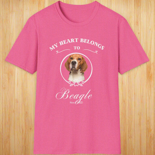 Custom Pet Lover T-shirt - Valentine's Day Gift for Dog Lovers, Cat lovers, Pet Enthusiasts