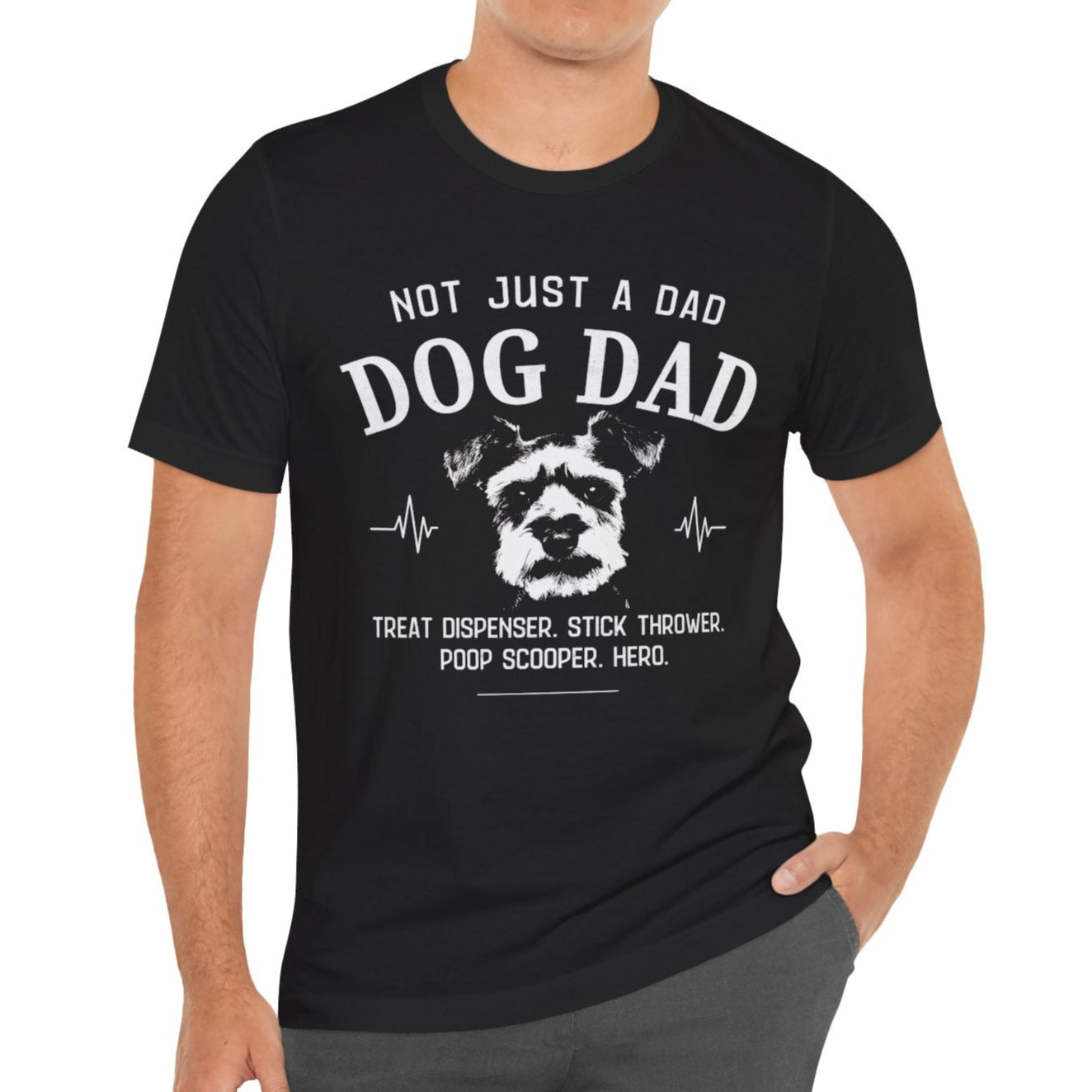 Schnauzer Dog Dad T-shirt