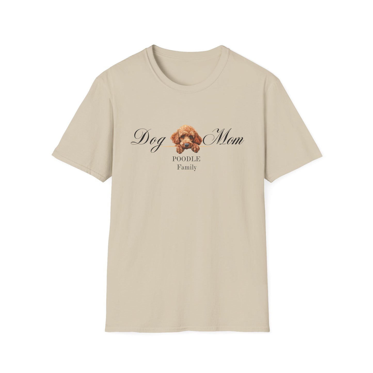 Poodle - Brown Poodle Dog Mom T-Shirt