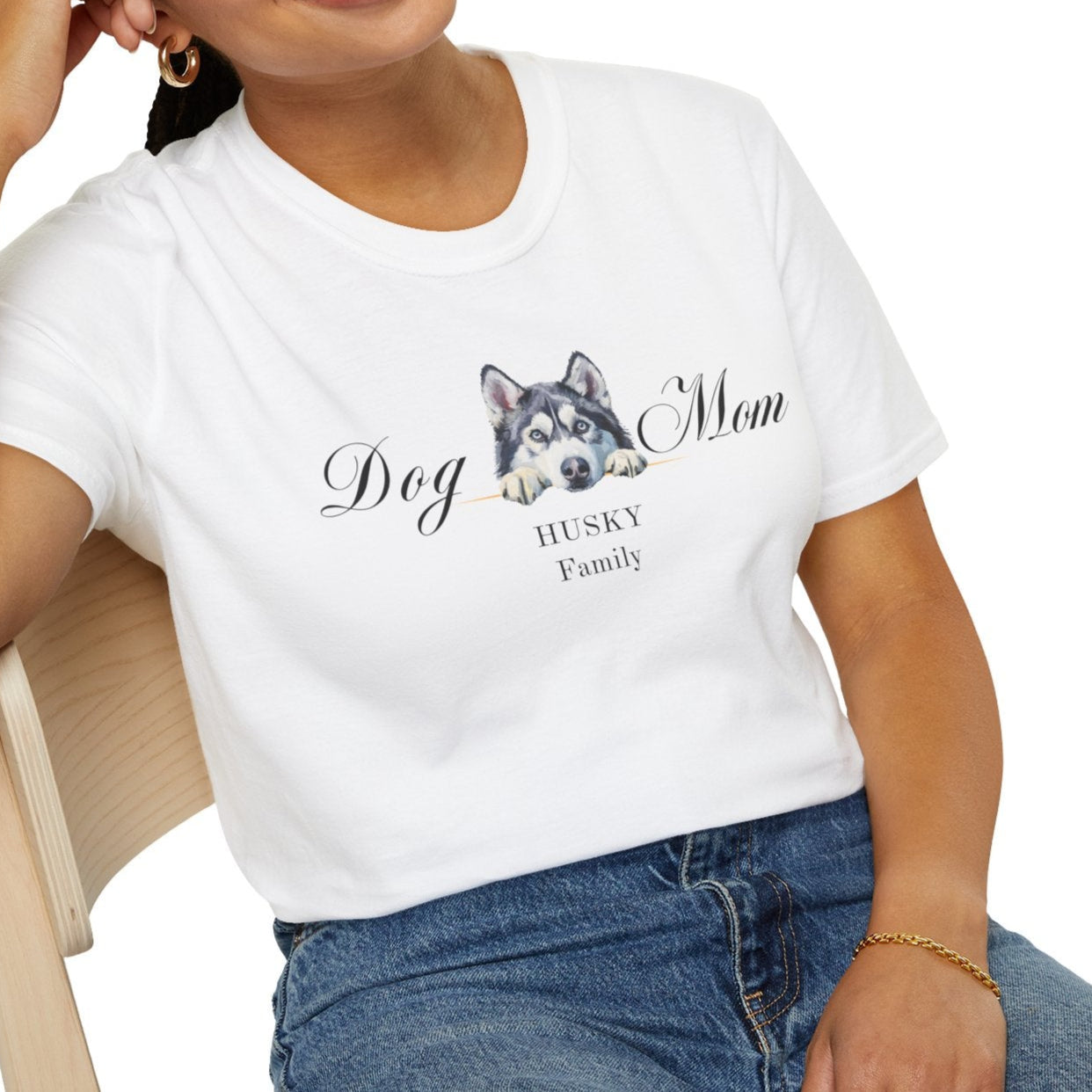 husky mom t-shirt, siberian husky lover gift