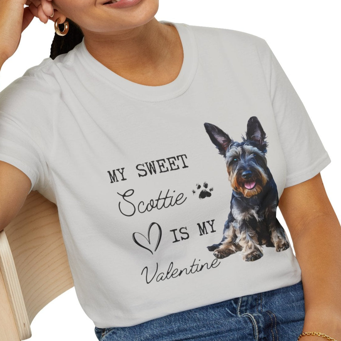 Scottish Terrier - My Sweet Scottie is My Valentine - T-shirt