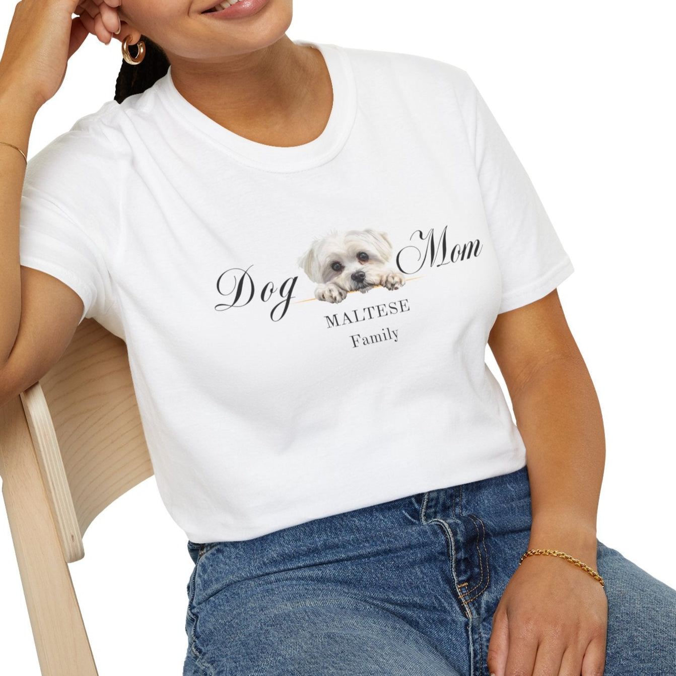 maltese mom t-shirt, maltese lover gift, maltese shirt