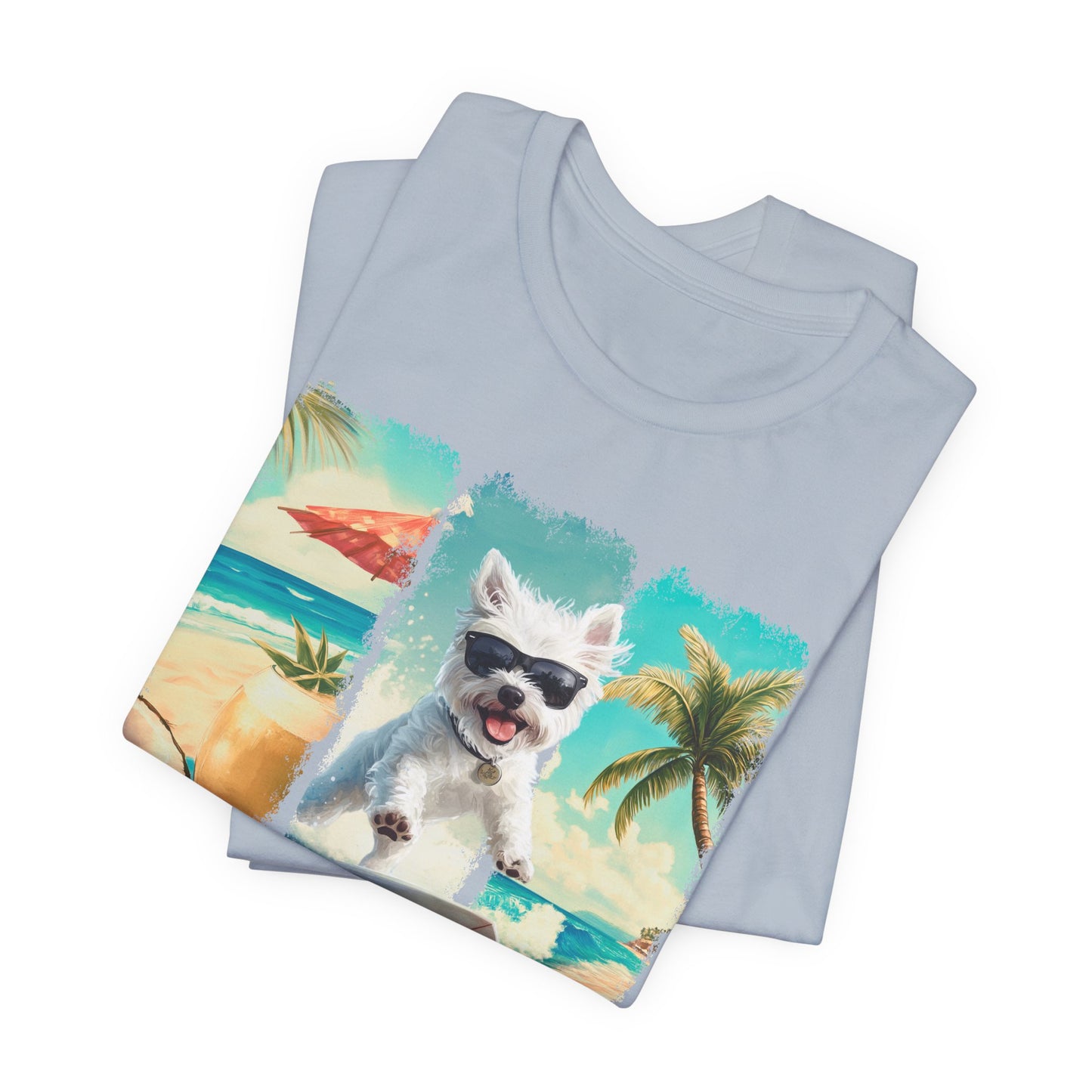 Summer Vibes – Surf Squad – Westie T-Shirt