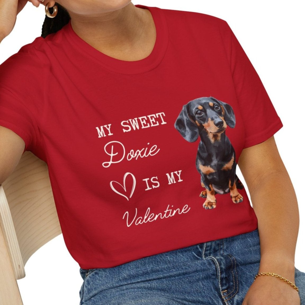 Dachshund - My Sweet Dachshund is My Valentine - T-shirt