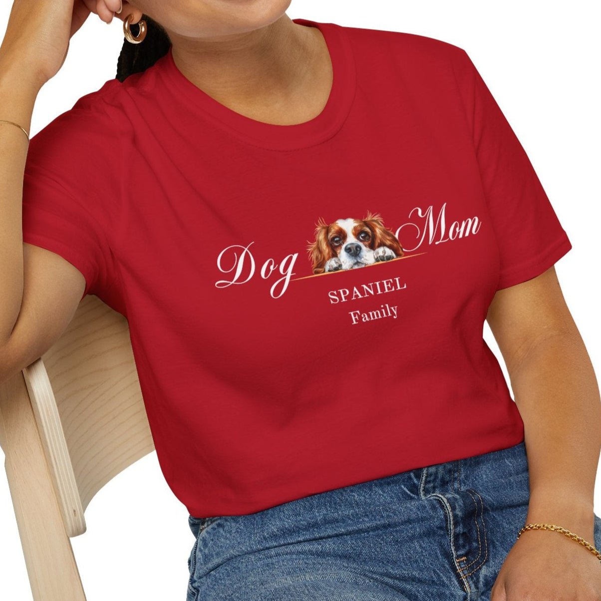 cavalier king charles  spaniel mom t-shirt, cavalier king charles lover gift