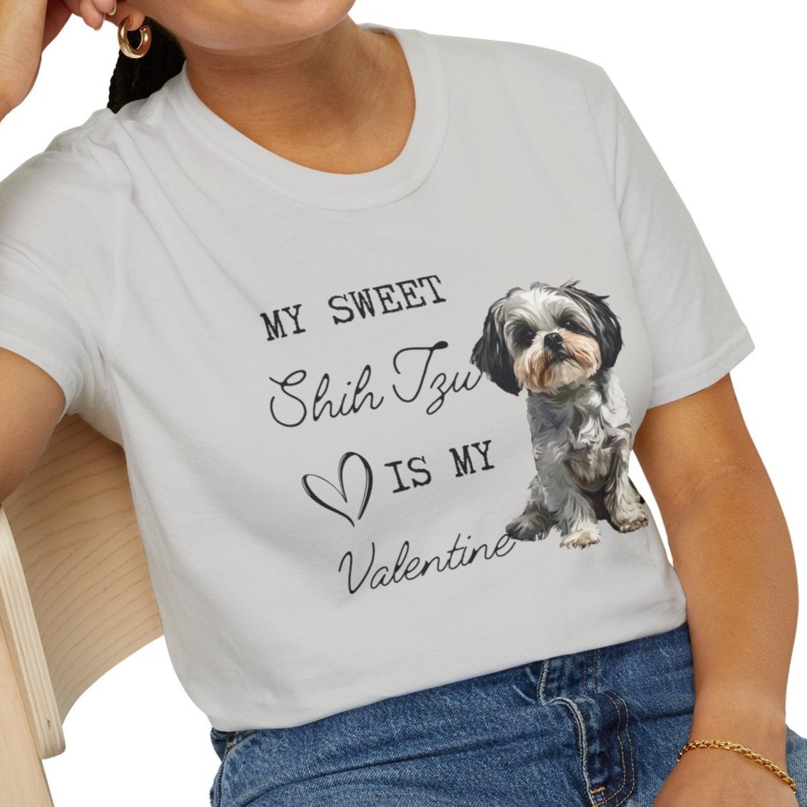 Shih Tzu - My Sweet Shih Tzu is My Valentine - T-shirt