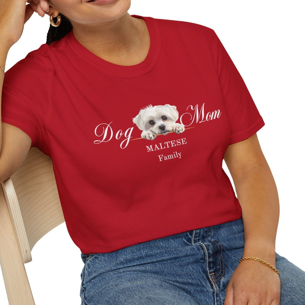 maltese mom t-shirt, maltese lover gift, maltese shirt