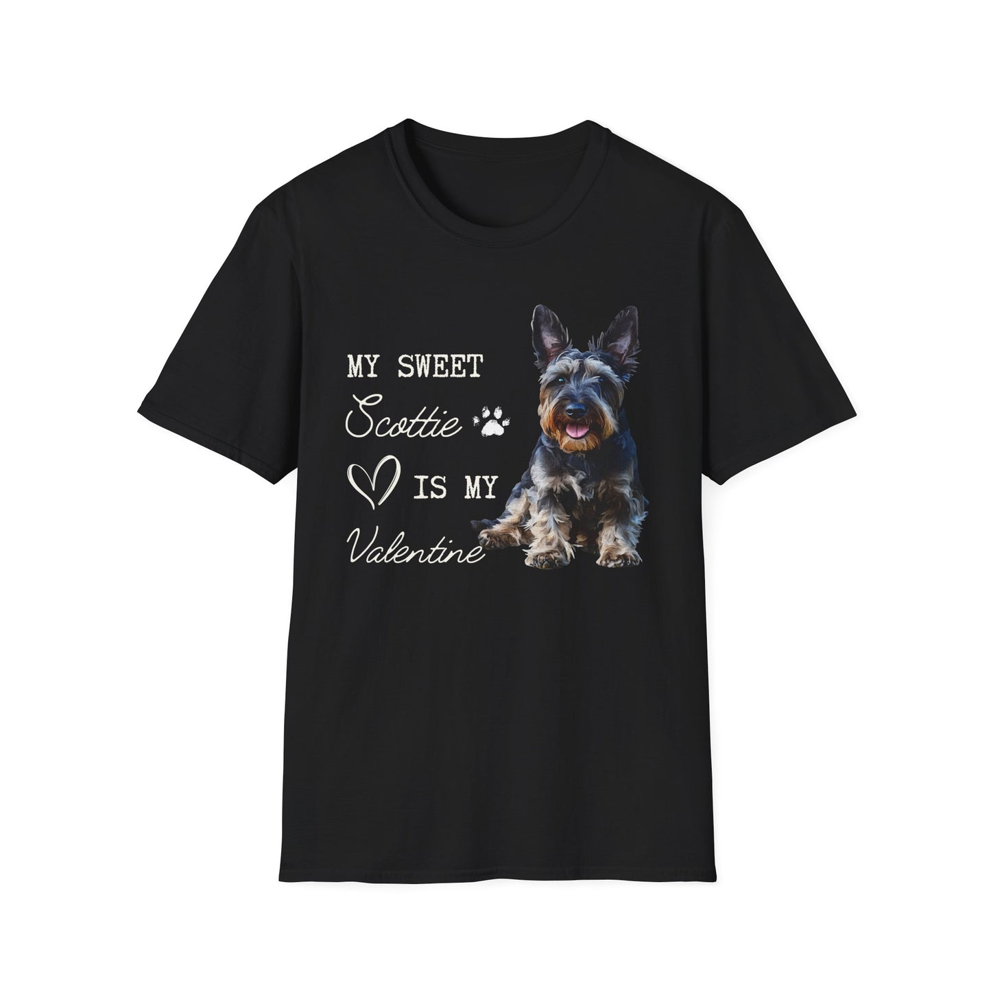 Scottish Terrier - My Sweet Scottie is My Valentine - T-shirt