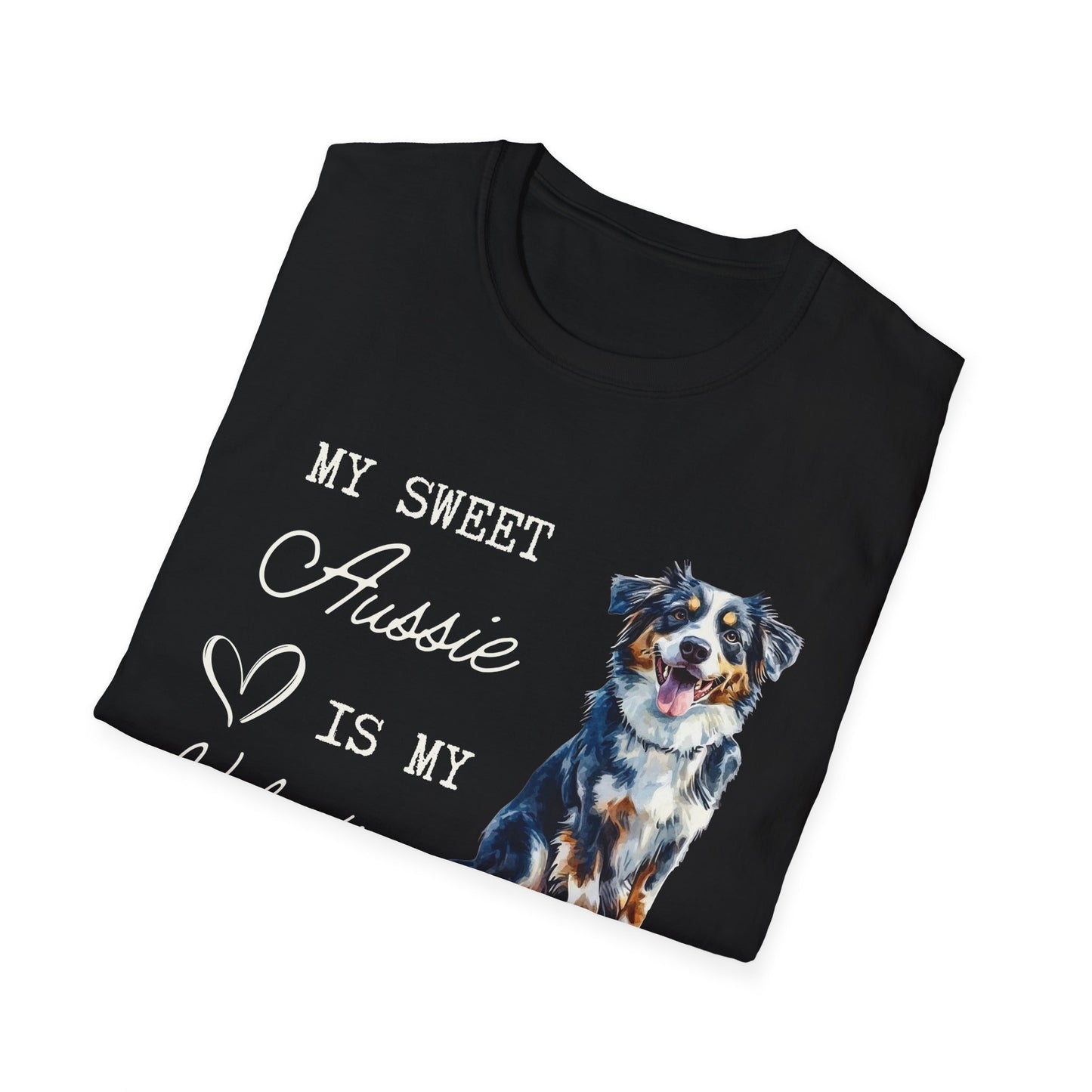 Australian Shepherd - My Aussie is My Valentine - T-shirt