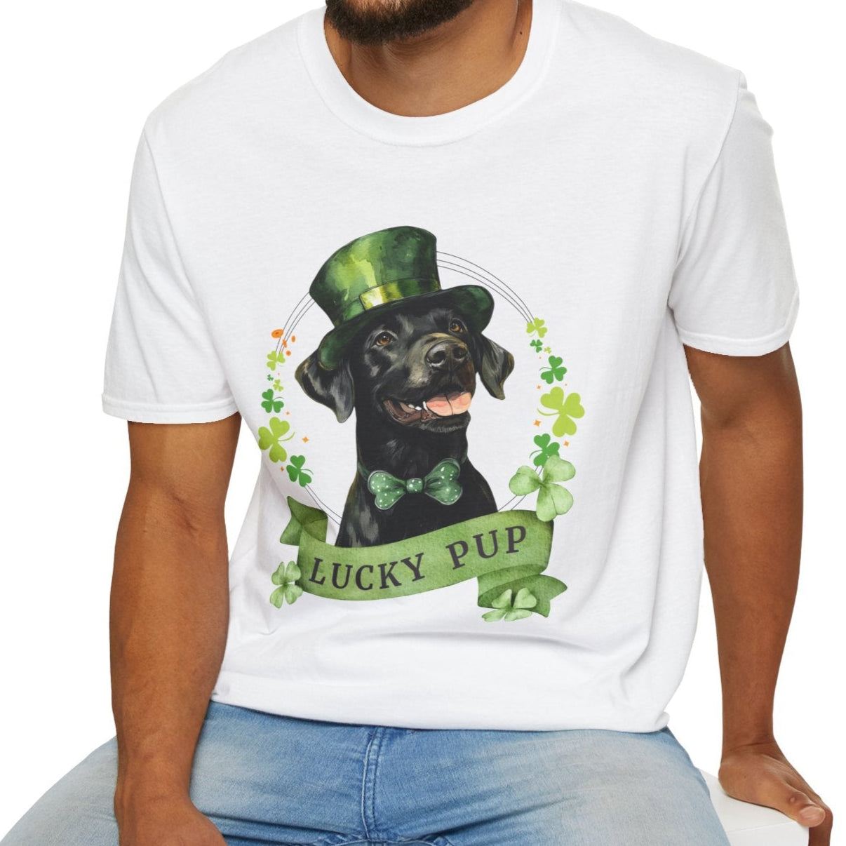 labrador lover st. patrick's day t-shirt