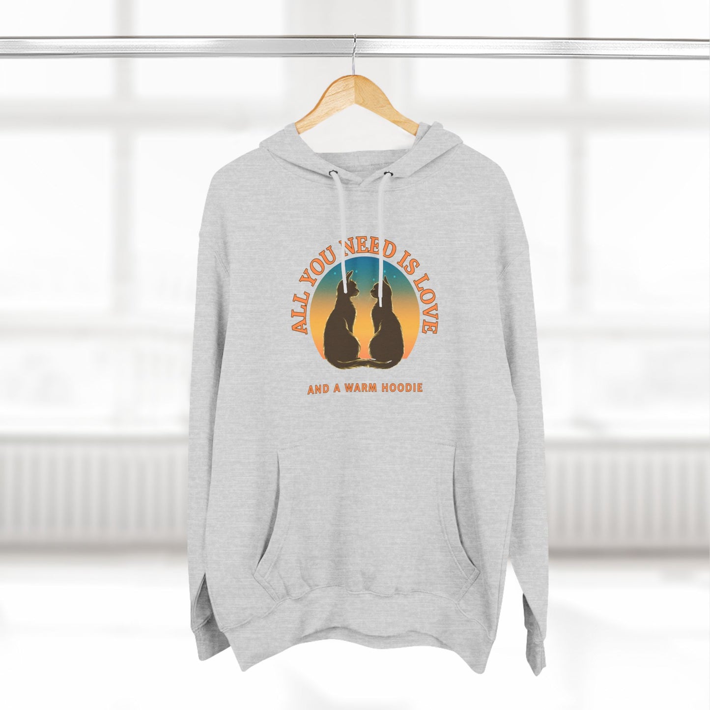 All You Need is Love And A Hoodie - Fleece Hoodie