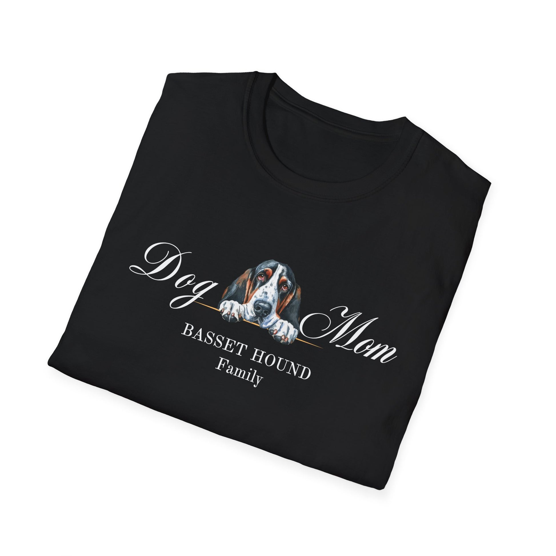 basset hound mom t-shirt, dog mom mother's day gift