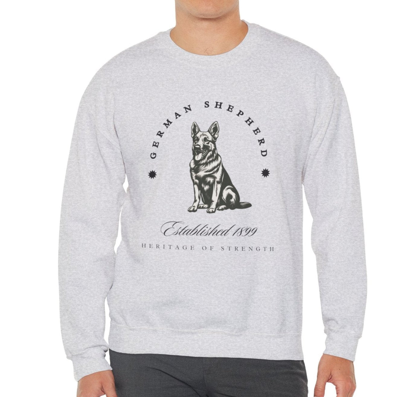 German Shepherd Retro-Style Sweatshirt