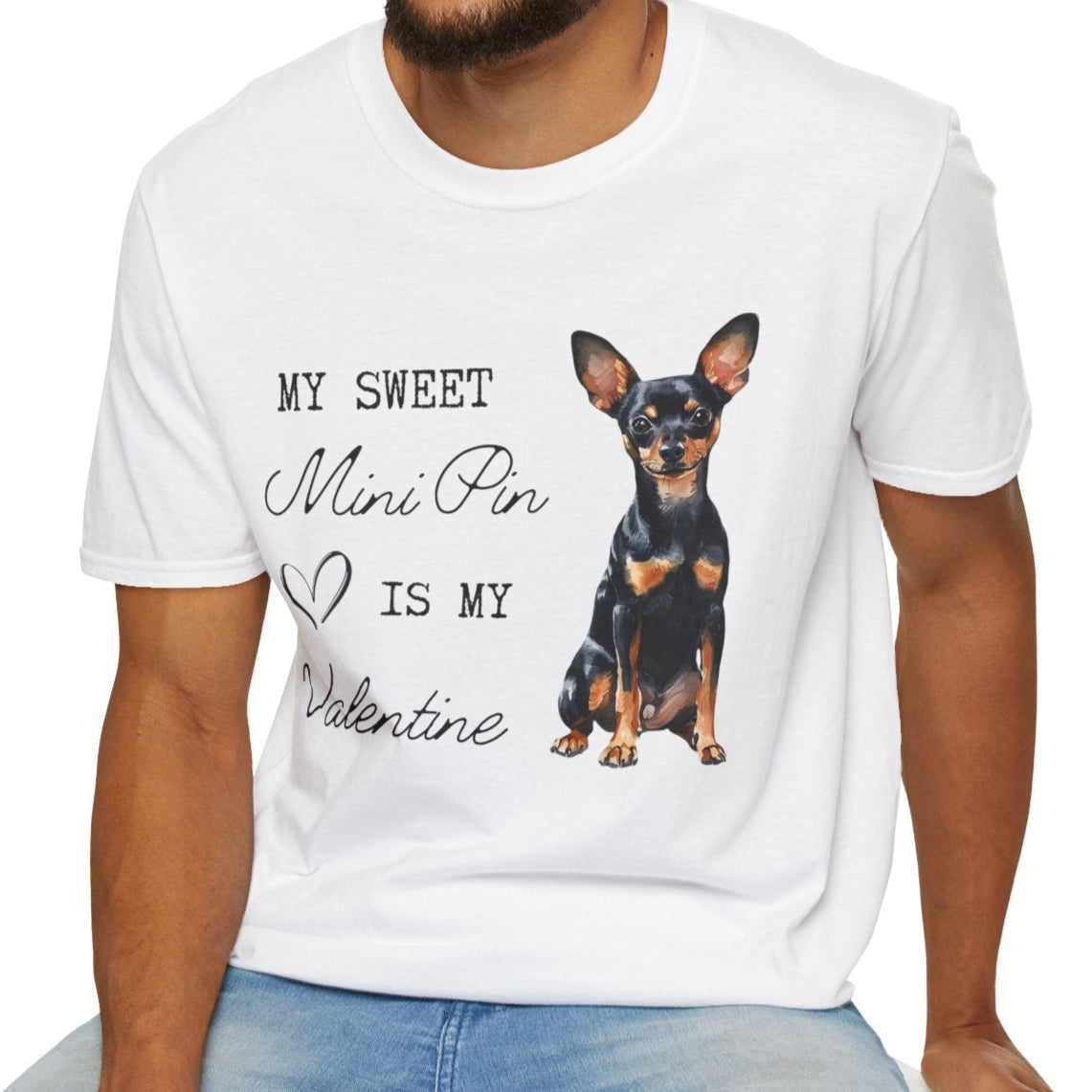 Miniature Pinscher Lover Valentine's Shirt