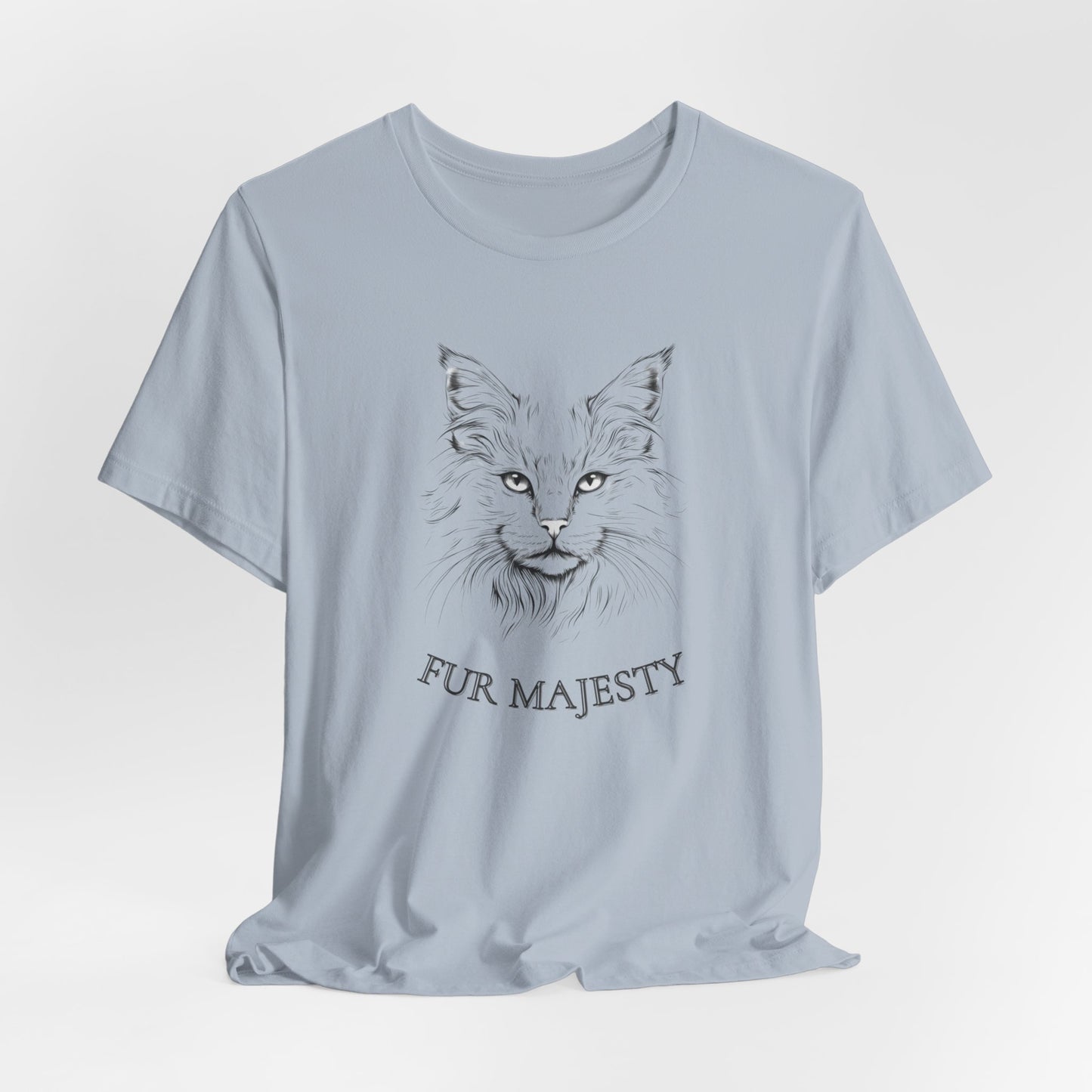 Fur Majesty Unisex Jersey T-Shirt – For the Cat Royalty Lovers