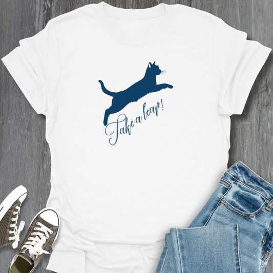 Motivational "Take a Leap"  Unisex Softstyle T-Shirt