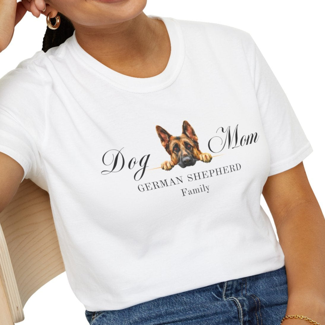 german shepherd dog mom t-shirt