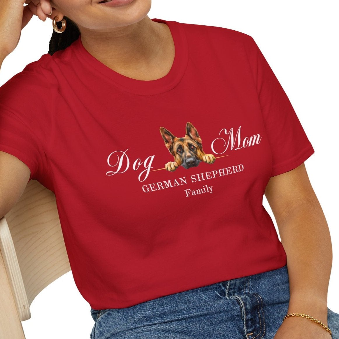 german shepherd dog mom t-shirt