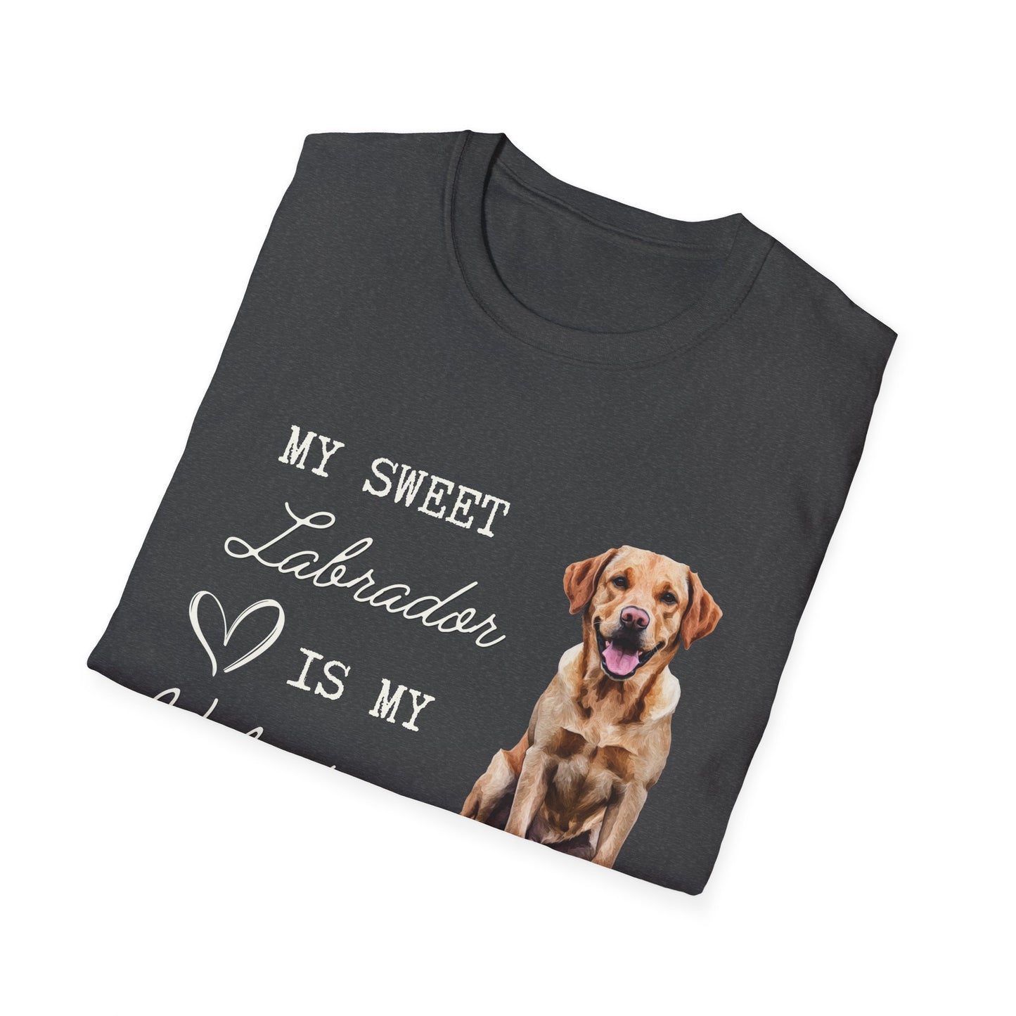 Labrador Retriever - My Sweet Labrador is My Valentine - T-shirt