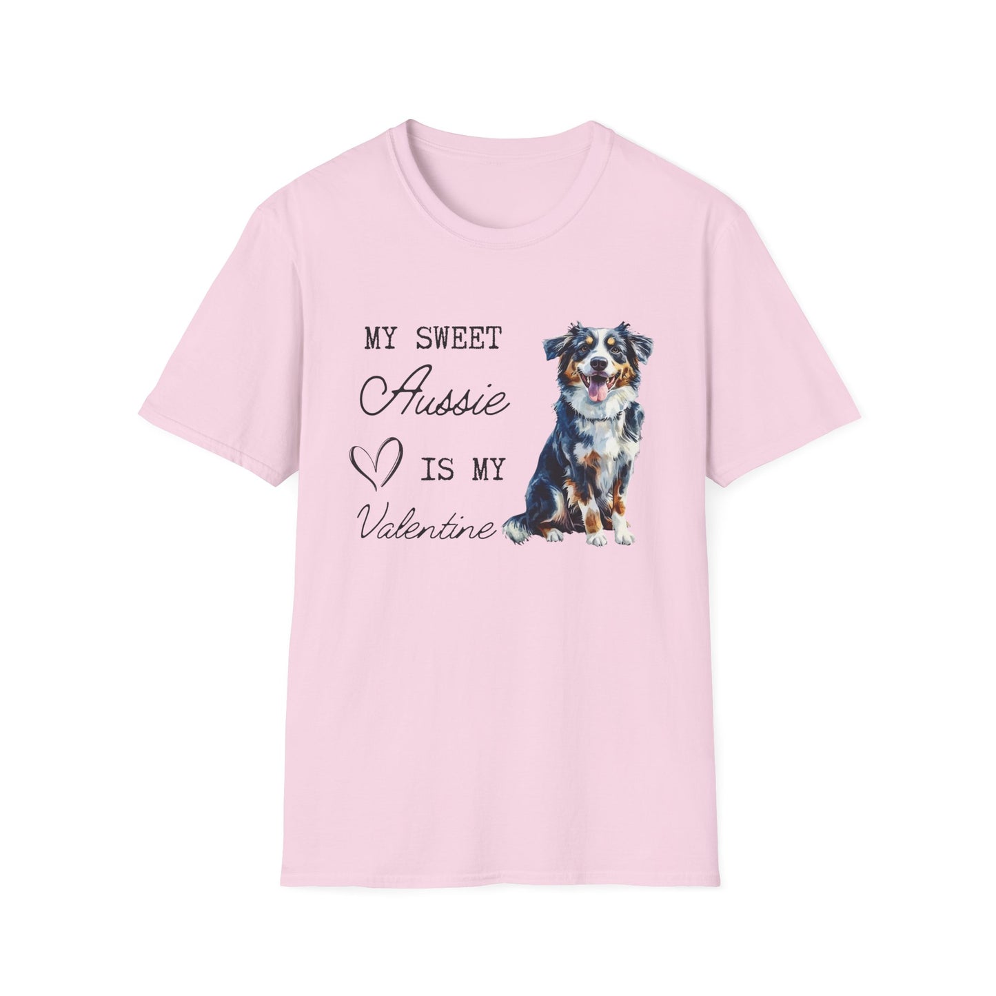 Australian Shepherd - My Aussie is My Valentine - T-shirt